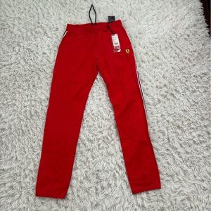 Red Ferrari sweatpants
